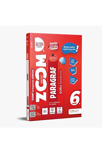 Günay Yayınları GÜNAY YAYINLARI 6. SINIF ZOOM PARAGRAF SORU BANKASI (GÜNCEL M...