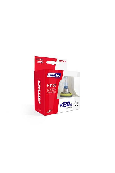 JollyMag Halogen bulb set H11 12V 55W LumiTec LIMITED + 130% DUO BOX