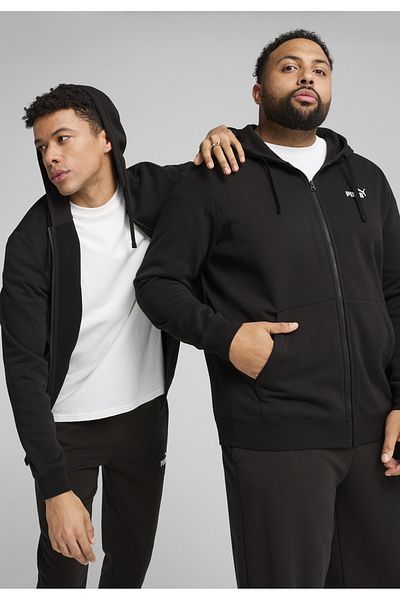 Puma Essentials No. 1 Logo Pánská mikina s kapucí na zip