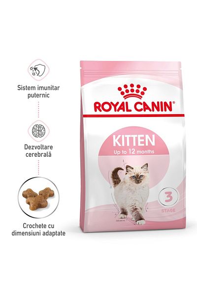 Royal Canin Hrană uscată Royal Canin Kitten pentru pisici junior, 2 kg