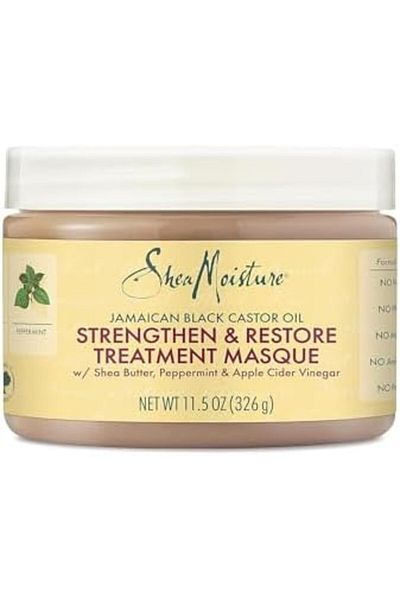 Shea Moisture Jamaican Black Castor Oil Strengthen & Restore Treatment Mask, 12 oz