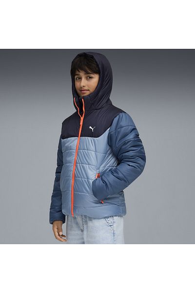 Puma Jachetă căptușită cu glugă Essentials pentru tineri