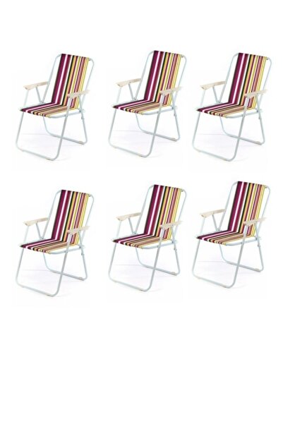 smart home طقم كراسي تخييم قابلة للطي يتكون من 6 كراسي مصنوع من قماش أكسفورد ...