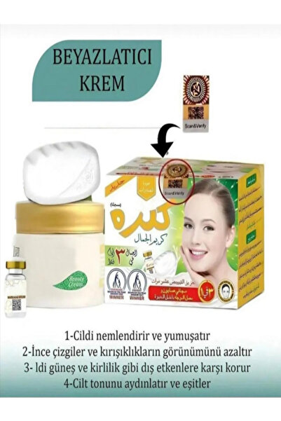 KAİZEN Beyazlatma güzellik kremi ile SERUM ve sabun 3 LÜ SET