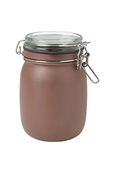 IKEA QUİCK Kavanoz 1 Lt Çap: 12 Cm Yükseklik: 16.5 Cm Contalı Kilitli
