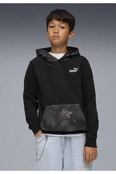 Puma Φούτερ με κουκούλα Essentials Camo για νέους