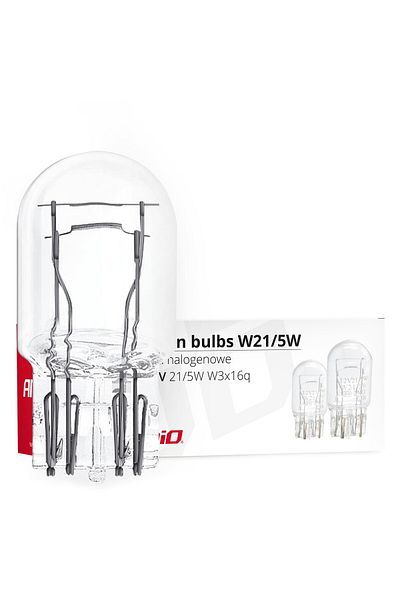 JollyMag Set of 10 halogen bulbs T20, W21 / 5W, W3x16q
