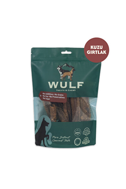 Kuzu Gırtlak %100 Doğal Köpek Ödül Maması 100 Gram