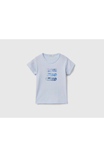 United Colors of Benetton تي شيرت للأطفال الرضع مصنوع من القطن العضوي بنسبة 100%