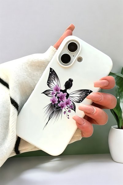 ProNorth iPhone 16 Compatible Case Design Patterned Soft Velvet Cover