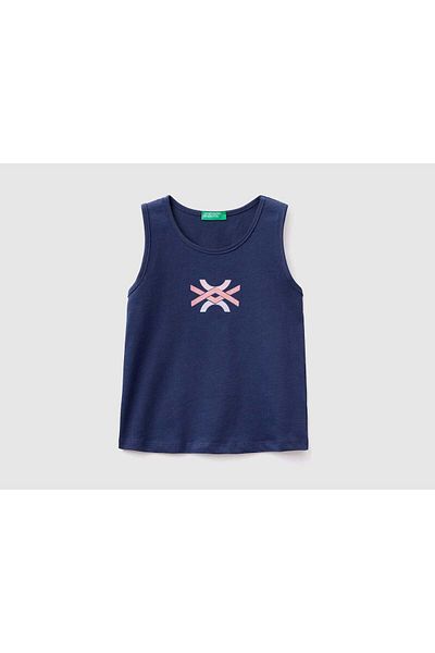 United Colors of Benetton Organic Cotton Sleeveless Kids' Shirt