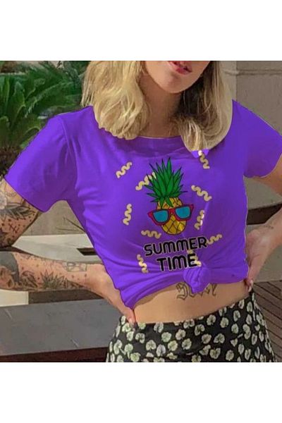 LUNAVISTA Graphic Printed , short sleeve, round neck t-shirt