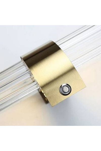 Generic Lumina battery-powered wall light, golden shape, beautiful modern design, yellow light color, 7 watts, battery-powered