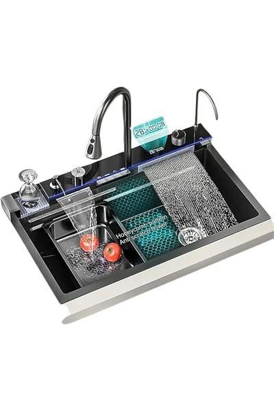 Almiftah Star Stainless Steel Smart Kitchen Sink(75X46)