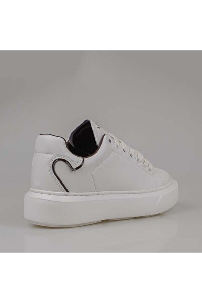 Lufian Γυναικείο sneaker White Amy από γνήσιο δέρμα