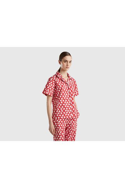United Colors of Benetton Women's Fruit Print Shirt