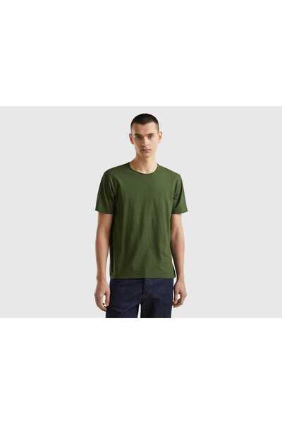 United Colors of Benetton تي شيرت قطني بأكمام قصيرة للسيدات