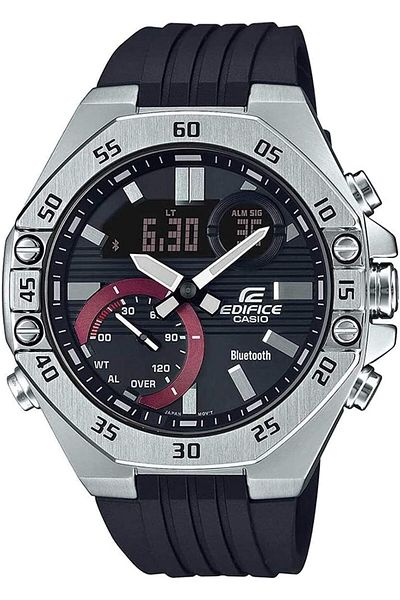 Casio Edifice Men's Watch - ECB-10P-1ADF Black Dial, Black Band