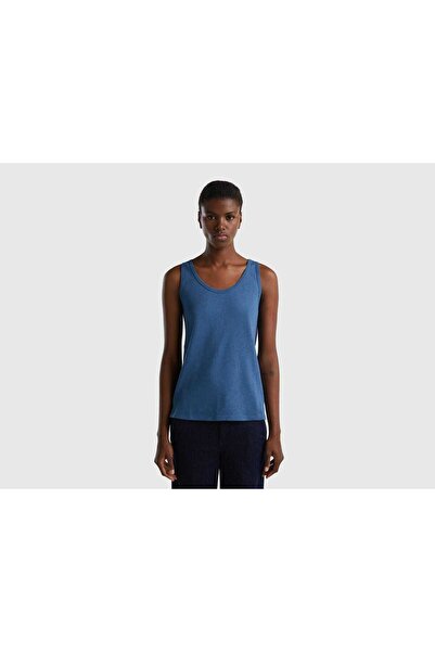 United Colors of Benetton Women's Solid Cut T-Shirt