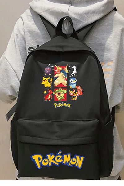 Touz Moda Pokemon Pikachu Printed School, Course, Course Backpack