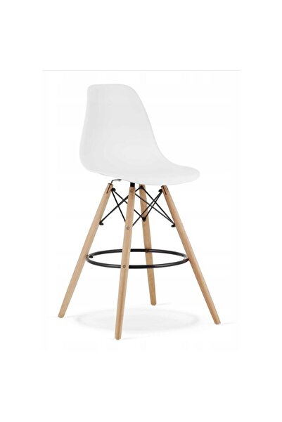 JollyMag Scaun de bucatarie/bar, Artool, PP, lemn, alb, 54x55x107.5 cm