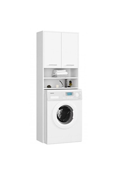 JollyMag Dulap baie cu loc pentru masina de spalat, placa laminata, 4 rafturi...