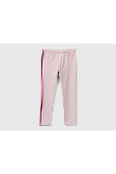 United Colors of Benetton Side-Striped Leggings with Belt