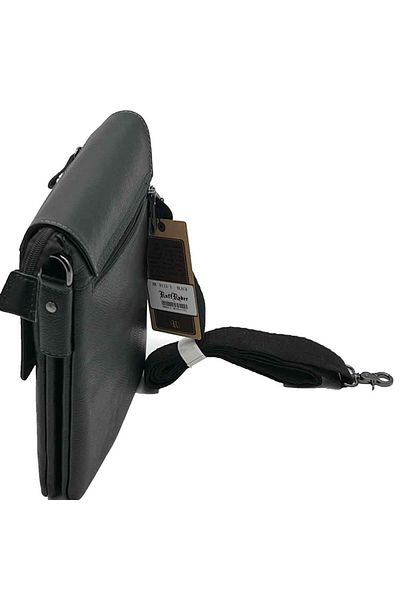 Micutz Slim Genuine Leather Pouch, Perfect for Tablet, 27cm x 22 cm x 4 cm, Black Color
