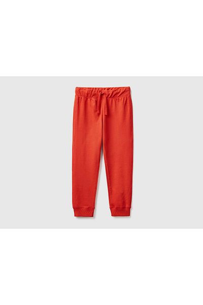 United Colors of Benetton Solid Color Kids' Sweatpants with Drawstring
