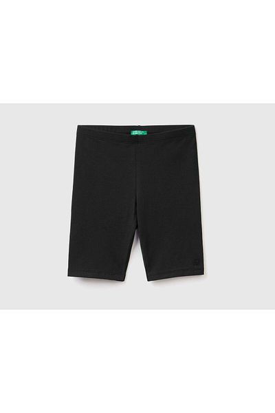 United Colors of Benetton Girls' Cotton Stretch Shorts