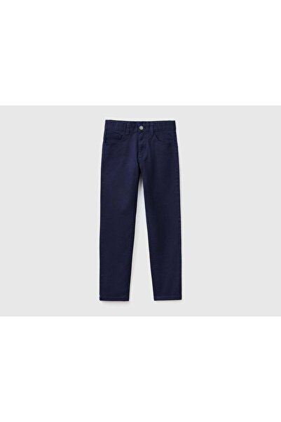 United Colors of Benetton Slim Fit Boys' Pants with Five Pockets