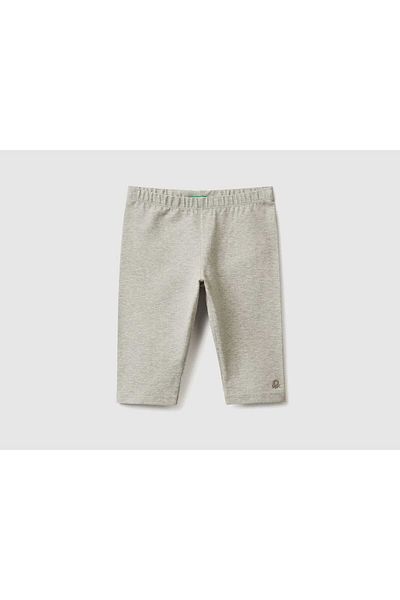 United Colors of Benetton Kids' 3/4 Cotton Stretch Leggings