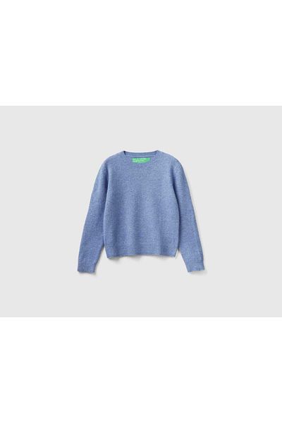 United Colors of Benetton High Neck Wool Sweater