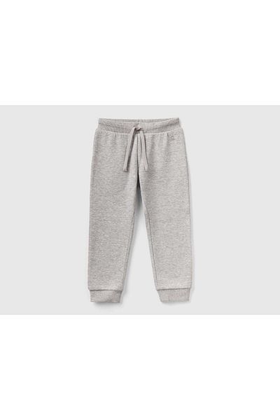United Colors of Benetton Kids' Solid Color Sweatpants with Drawstring
