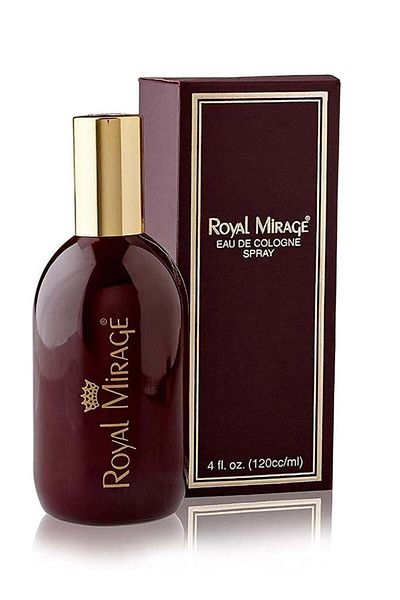 ROYAL MIRAGE Fresh Eau De Cologne Original Brown for Men - Spray Perfume - 120 ml
