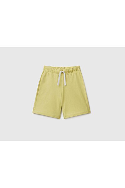 United Colors of Benetton 100% Cotton Kids' Shorts with Drawstring