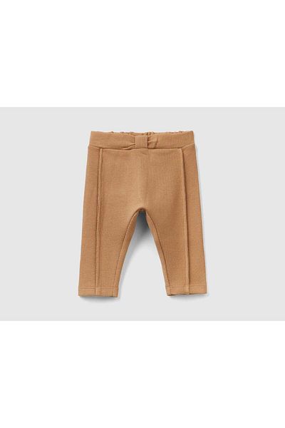 United Colors of Benetton Solid Knot Waist Pants for Infants