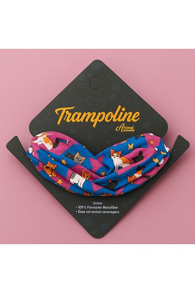 Trampoline Printed Buff Bandana Mask Neck Collar
