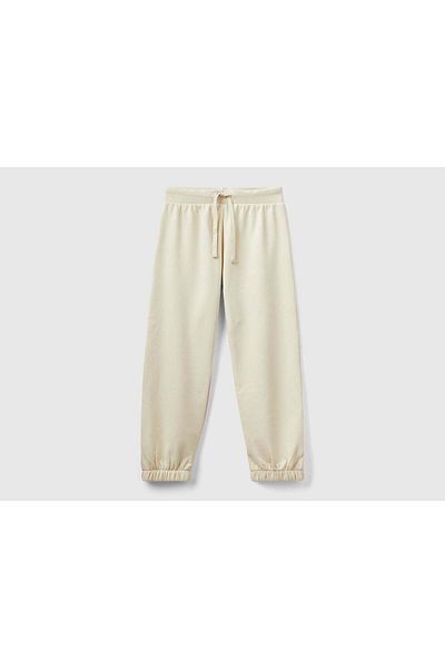 United Colors of Benetton Girls' Long Athletic Pants with Drawstring