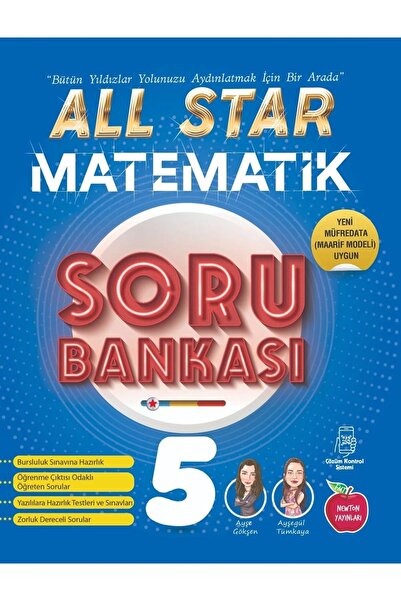 Newton Yayınları 5.SINIF MATEMATİK  ALL STAR SORU BANKASI  2024Maarif Modeli ...