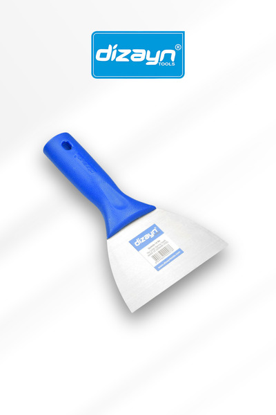 Dizayn Plastik Saptak Spatula 14 Cm | Sıva, Macun, Alçı Uygulama Aleti, Boya Kazıma Aleti