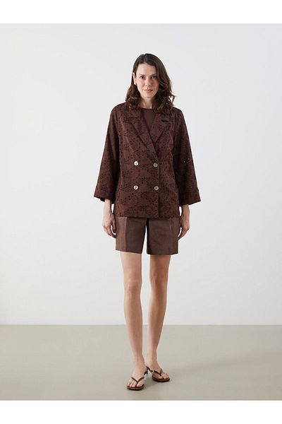 LC Waikiki Νέα σεζόν ανοιχτό γυναικείο μπουφάν Blazer - S5RI71Z8
