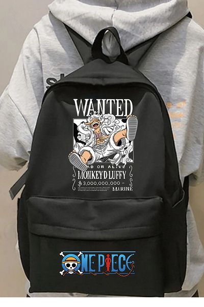 Touz Moda Anime One Piece Printed Backpack School Bag