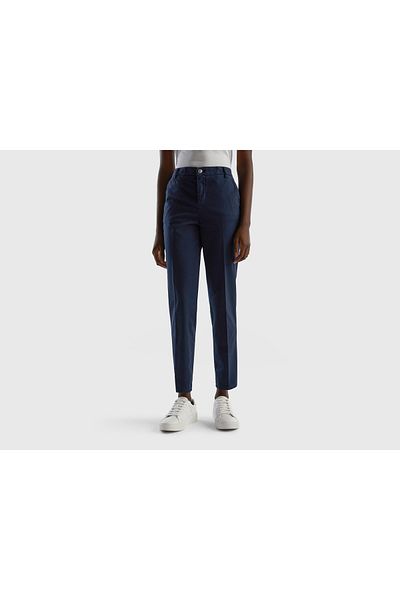 United Colors of Benetton Women's Slim Fit Cotton Chino Pants