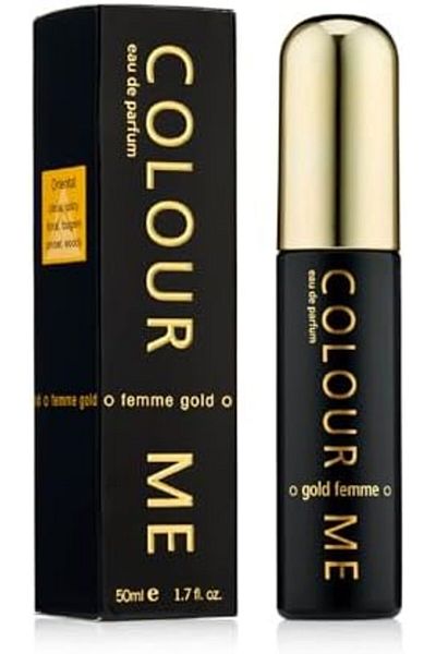 Colour Me Gold Femme - Fragrance for Women - 50ml Parfum de Toilette