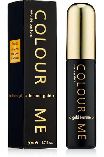 Colour Me Gold Femme - Fragrance for Women - 50ml Parfum de Toilette