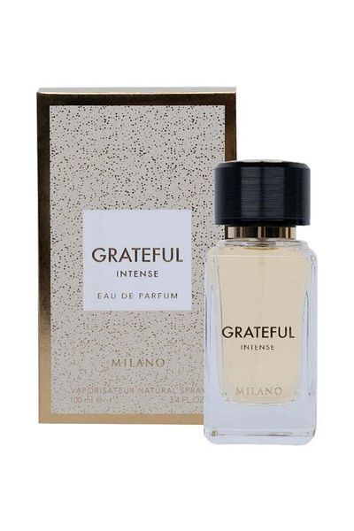 Milano Grateful Intense Eau de Parfum - 100ml | Luxury Unisex Perfume with Pear, Bergamot, Rose & Musk
