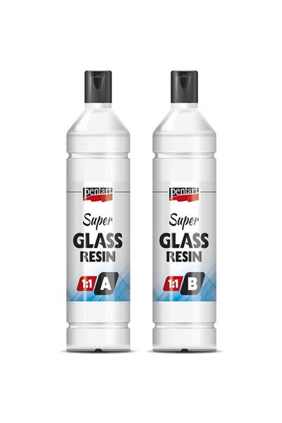 Pentart Super Glass Resin 1:1 - transparent, 2 x 250 ml