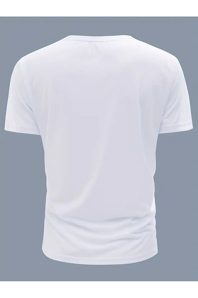 AEMİ Unisex Paris Printed Oversize Crew Neck T-Shirt