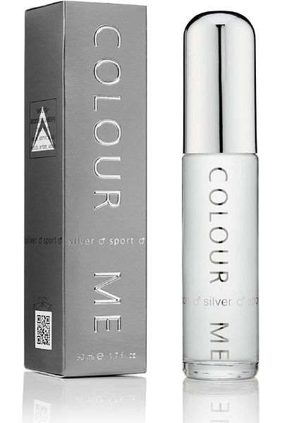 Milton Lloyd Colour Me Silver Sport - Fragrance for Men - 50ml Eau de Toilette